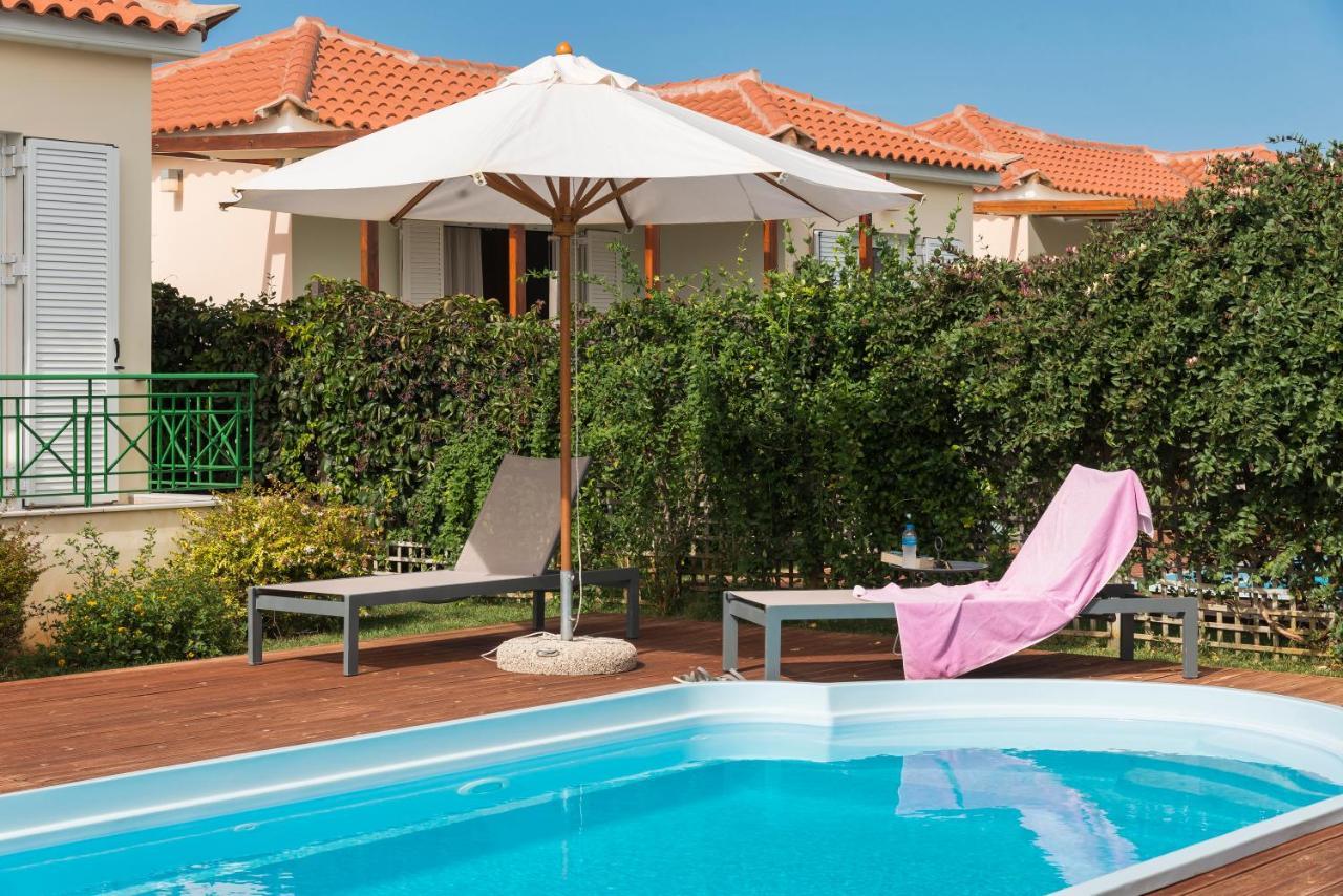 Venus Villa With Private Pool, 2Min To The Beach Finikounta Exteriör bild